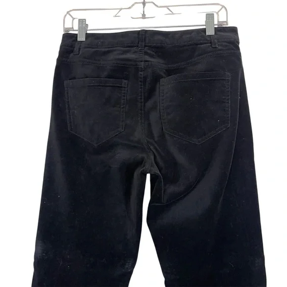 J. Jill Black Luxe Velveteen Stretch High-Rise Jeans - Picture 7 of 11